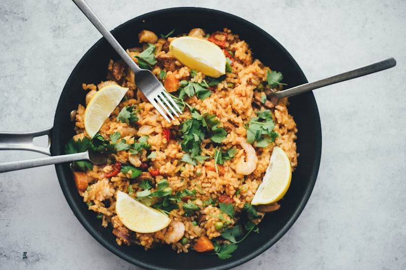 Creamy risotto in a bowl